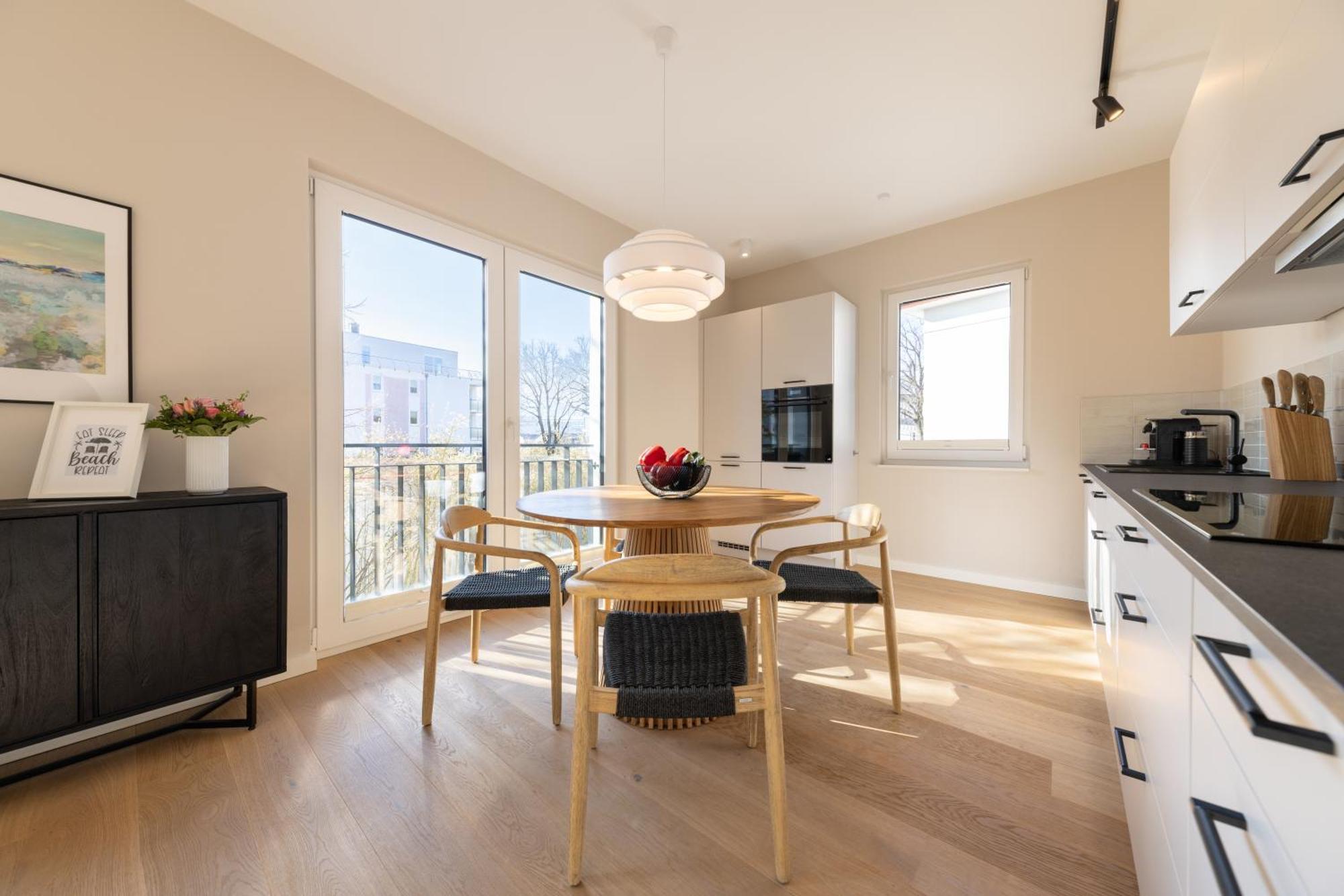 Ferienwohnung Strom Acht - Modern Frisch Inkl Stellplatz, Balkon - 200M Zum Alten Strom ロストック エクステリア 写真