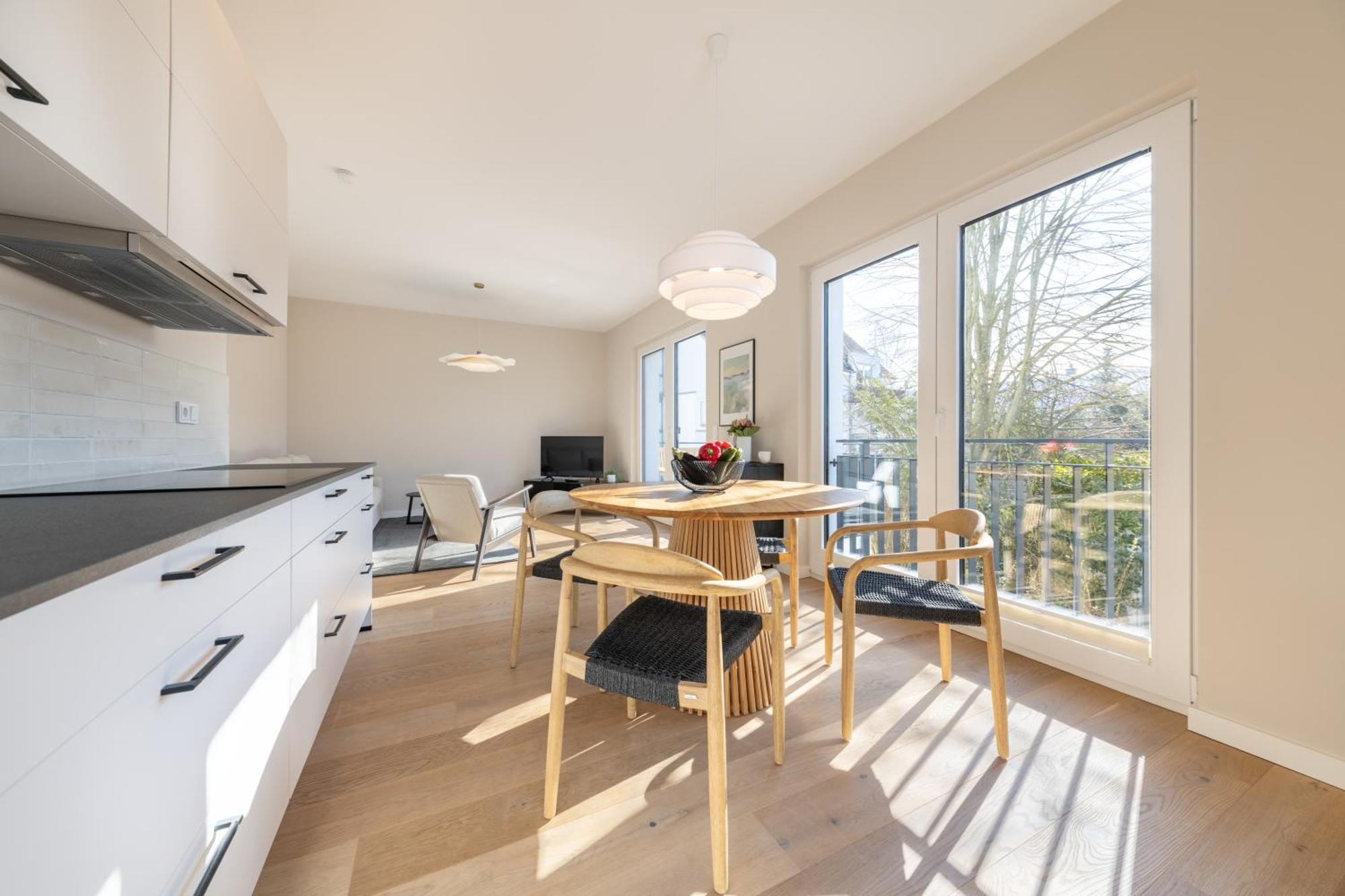 Ferienwohnung Strom Acht - Modern Frisch Inkl Stellplatz, Balkon - 200M Zum Alten Strom ロストック エクステリア 写真